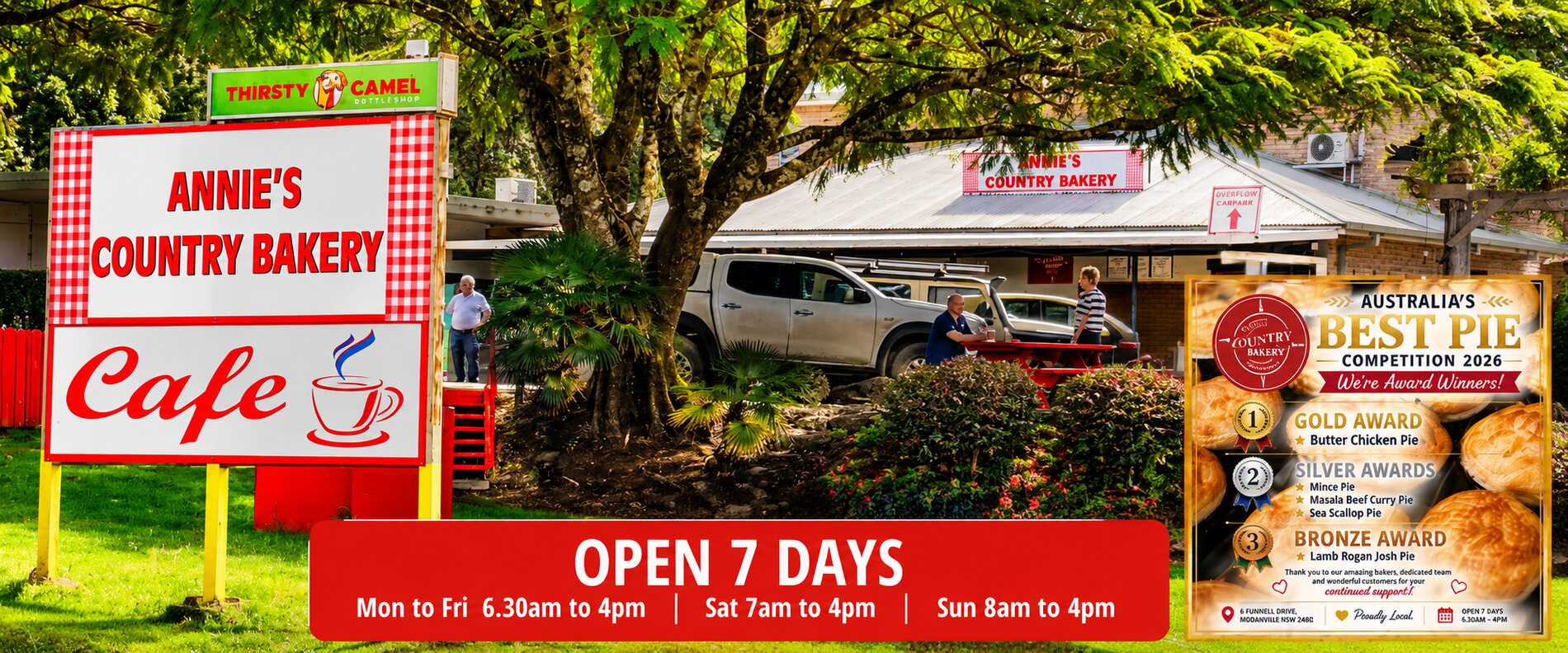 Annie's Country Bakery on Funnell Drive, Modanville